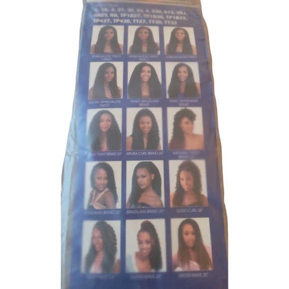 Free Tress Braid Gogo Curl 26" Wig Shake n Go Color 1B New in Package - Picture 4 of 4